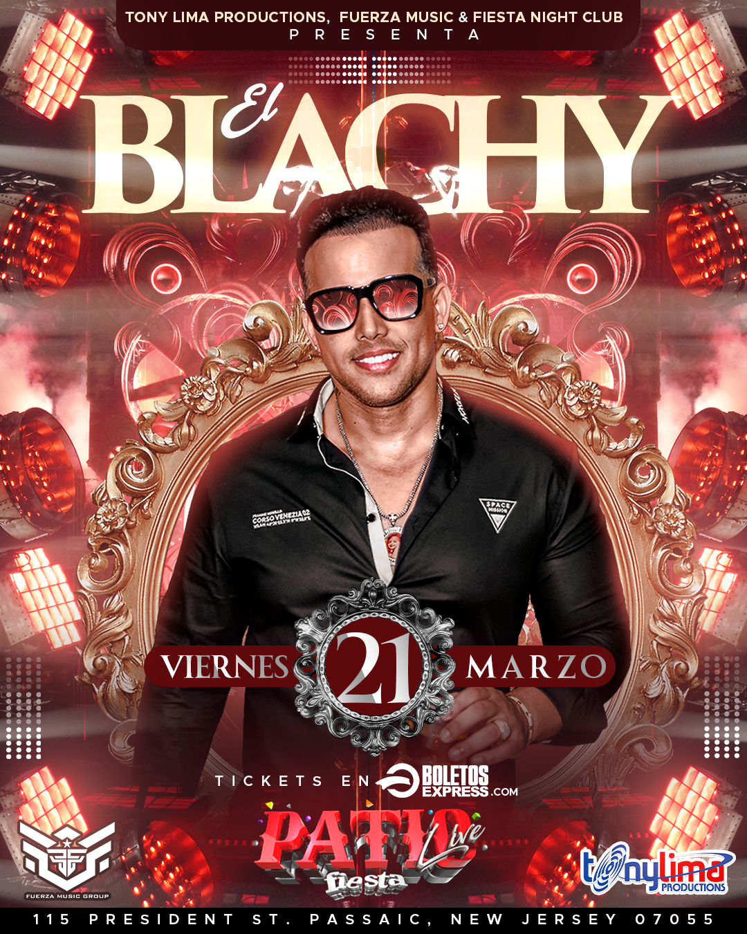 El Blachy en Fiesta Patio Passaic