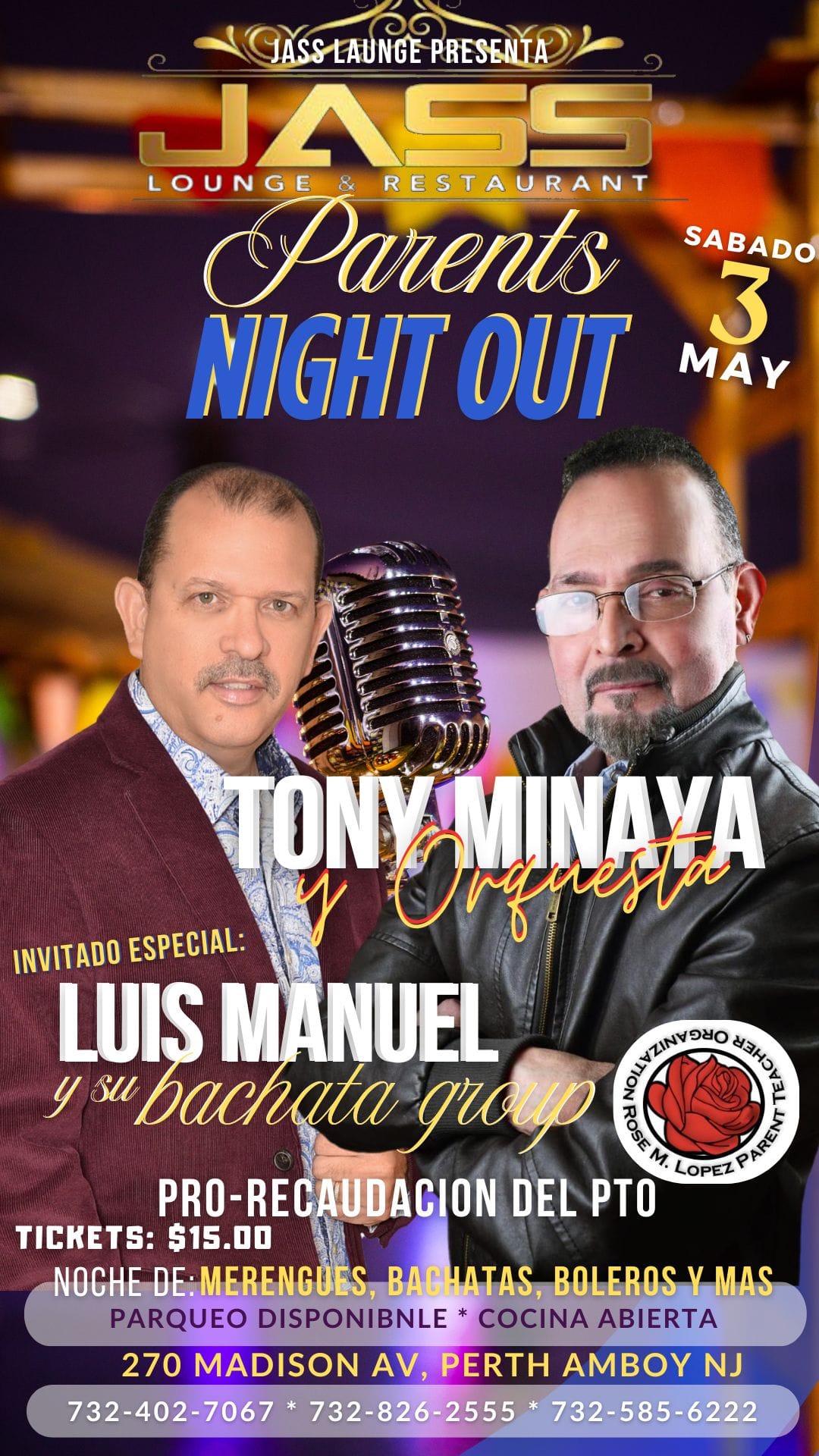 TONY MINAYA Y ORQUESTA & LUIS MANUEL Y SU BACHATA GROUP