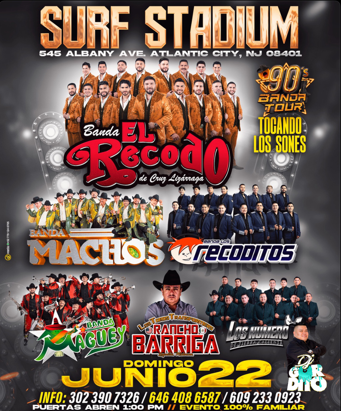 BANDA EL RECODO | BANDA MACHOS | BANDA LOS RECODITOS | LOS NUMERO 1 & BANDA MAGUEY