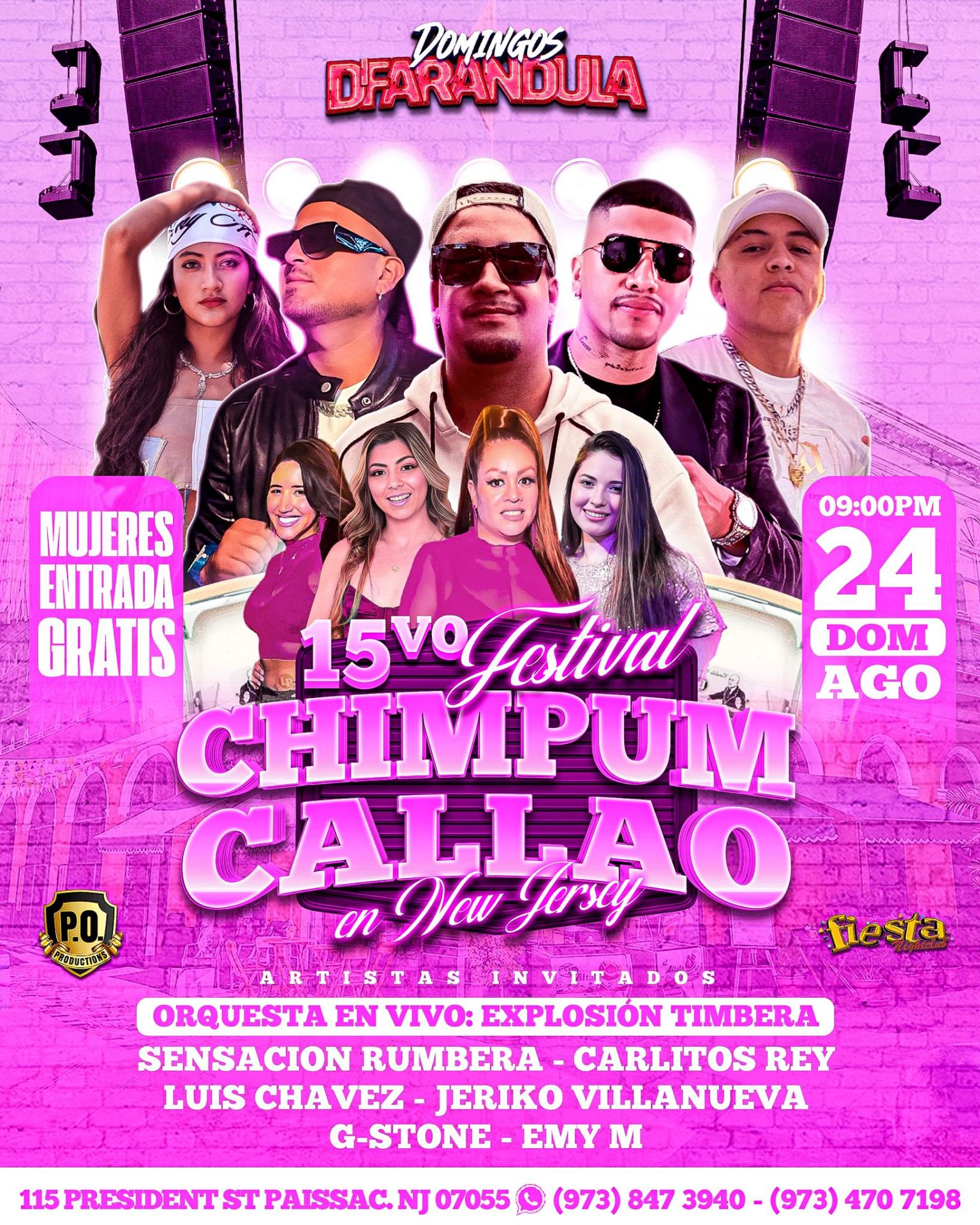 EXPLOSION TIMBERA, SENSACION RUMBERA, CARLITOS REY, LUIS CHAVEZ, JERIKO VILLANUEVA, G-DTONE, EMY M