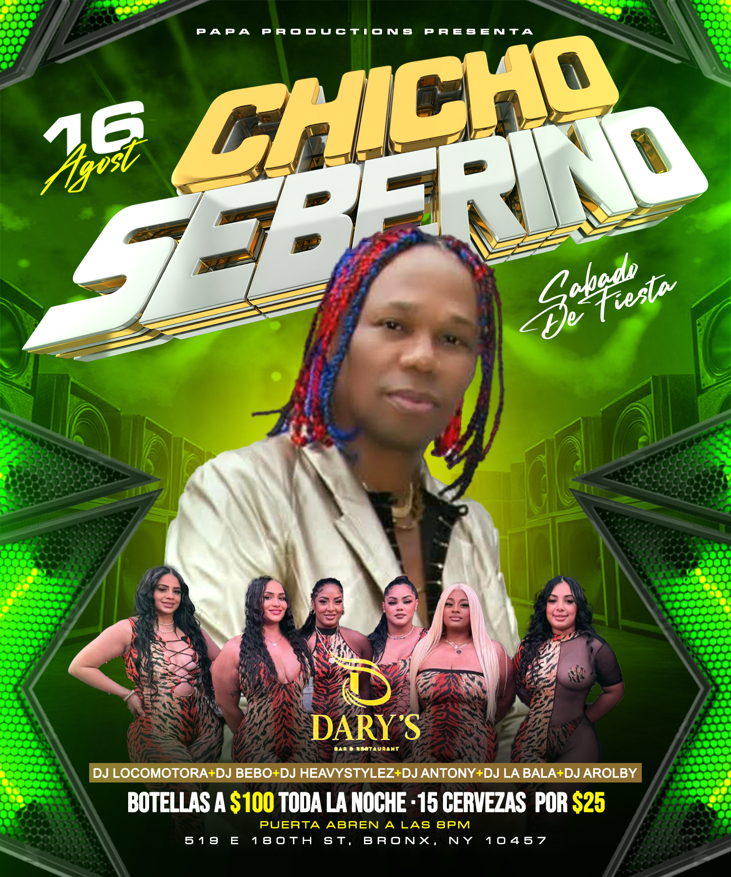 CHICHO SEVERINO SABADO DE FIESTA
