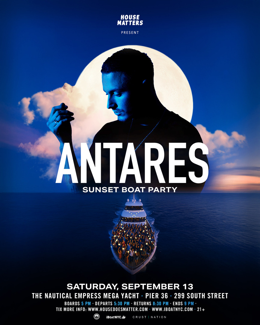 House Matters: ANTARES Sunset Boat Party Yacht Cruise