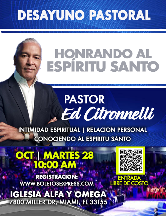 Buy tickets for DESAYUNO PASTORAL DESAYUNO PASTORAL