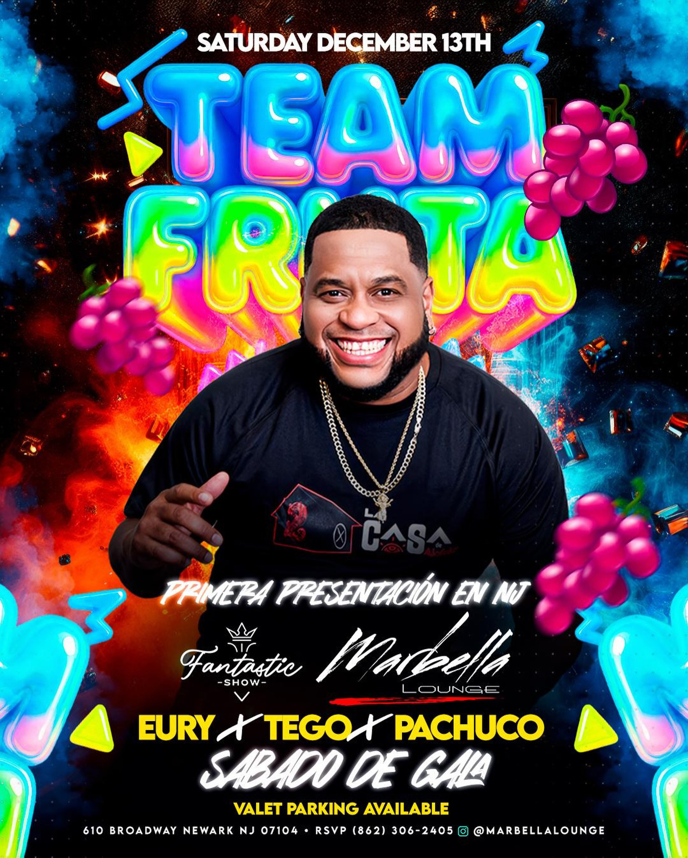 TEAM FRUTA - PRIMERA PRESENTACIÓN EN NJ