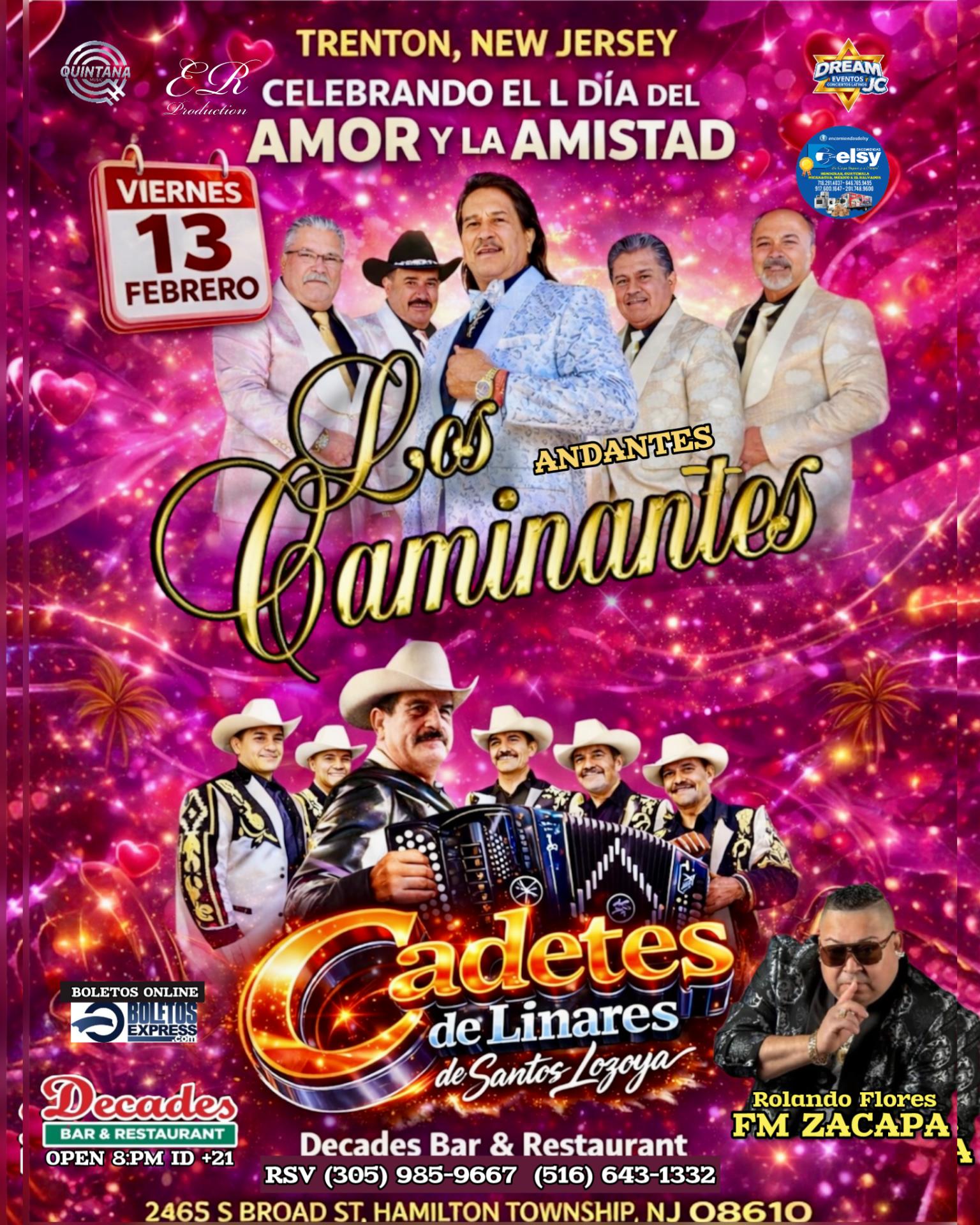 Los Caminantes 🎥andates /  Cadetes de Linares / Trenton NJ / Viernes 13 Febrero