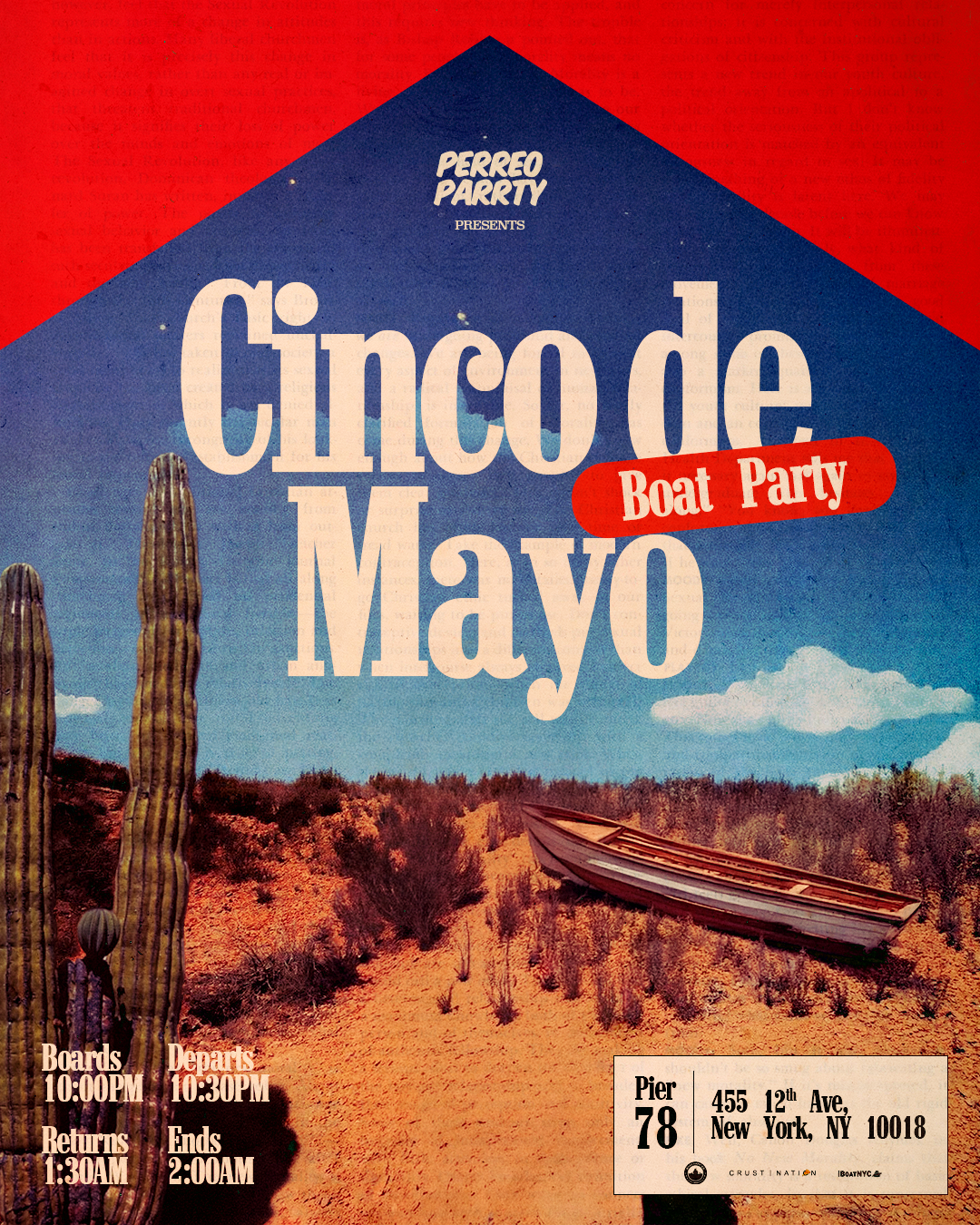 Buy tickets for Cinco De Mayo Boat Party Yacht Cruise Cinco De Mayo Boat Party Yacht Cruise