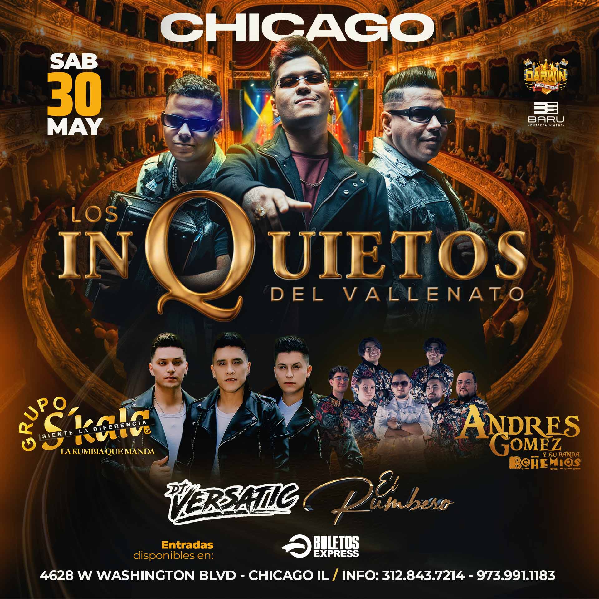 LOS INQUIETOS DEL VALLENATO | CHICAGO IL