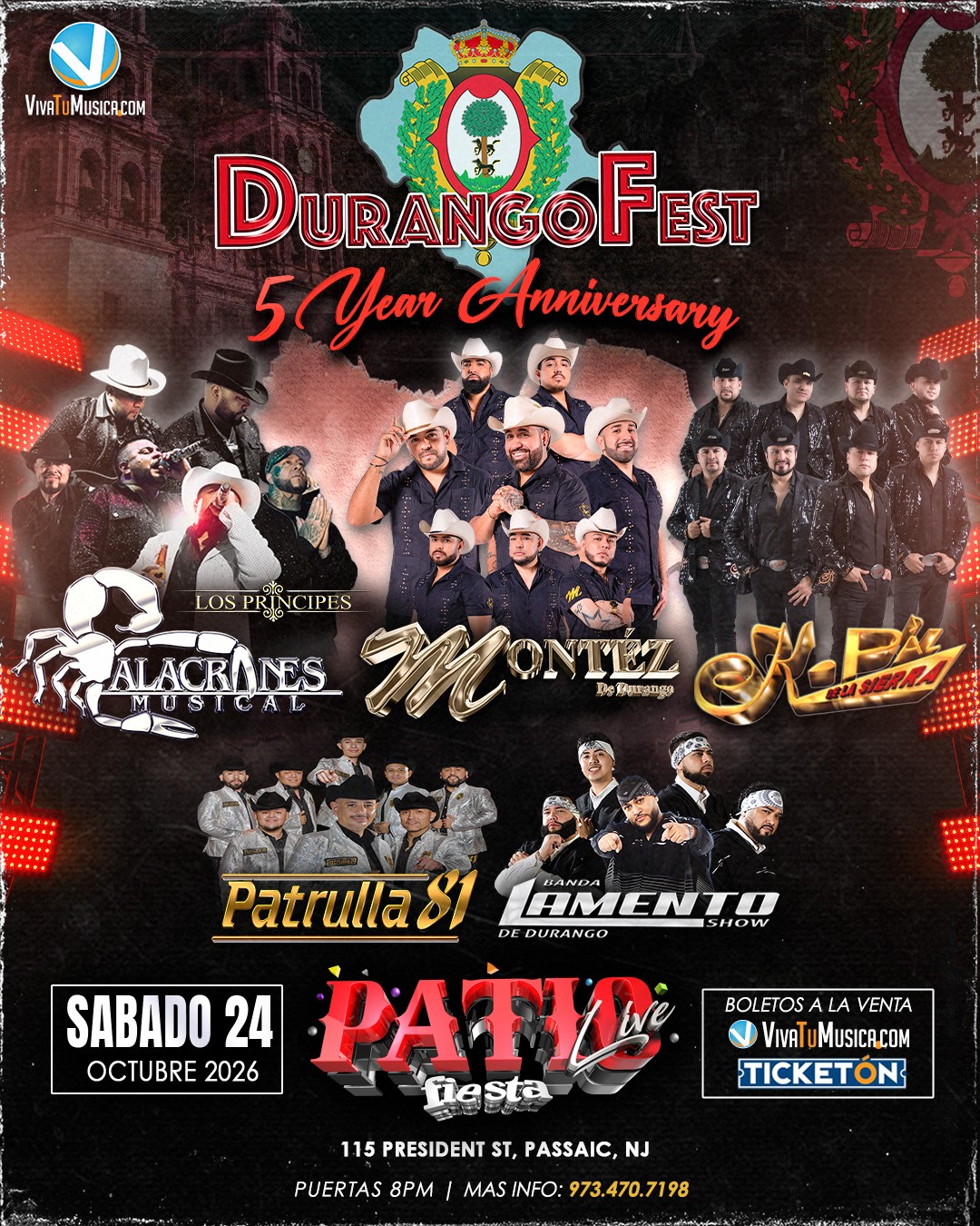 Buy tickets for DURANGO FEST. 5 YEARS ANNIVERSARY DURANGO FEST. 5 YEARS ANNIVERSARY