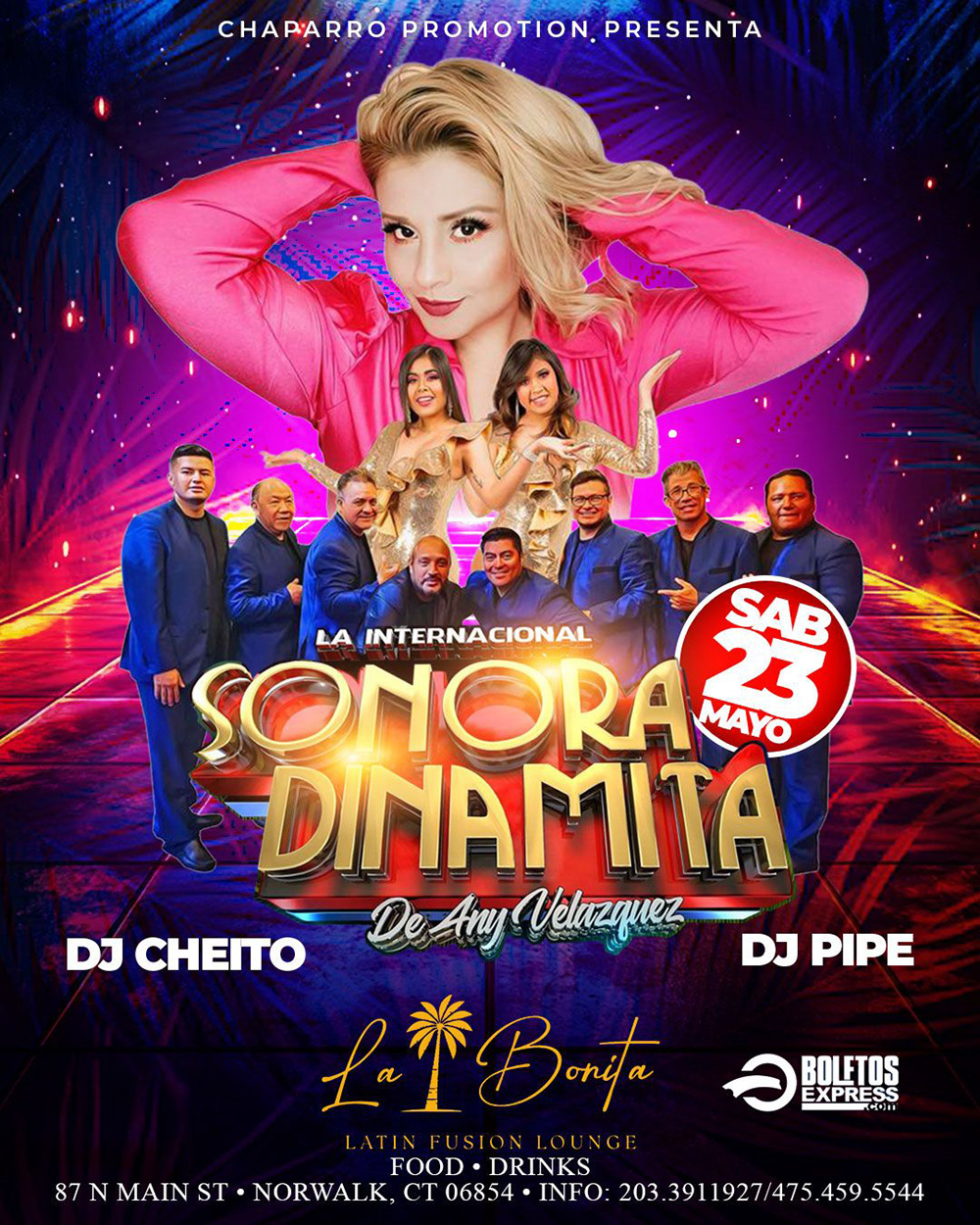 Sonora Dinamita de Any Velazquez PREVENTA