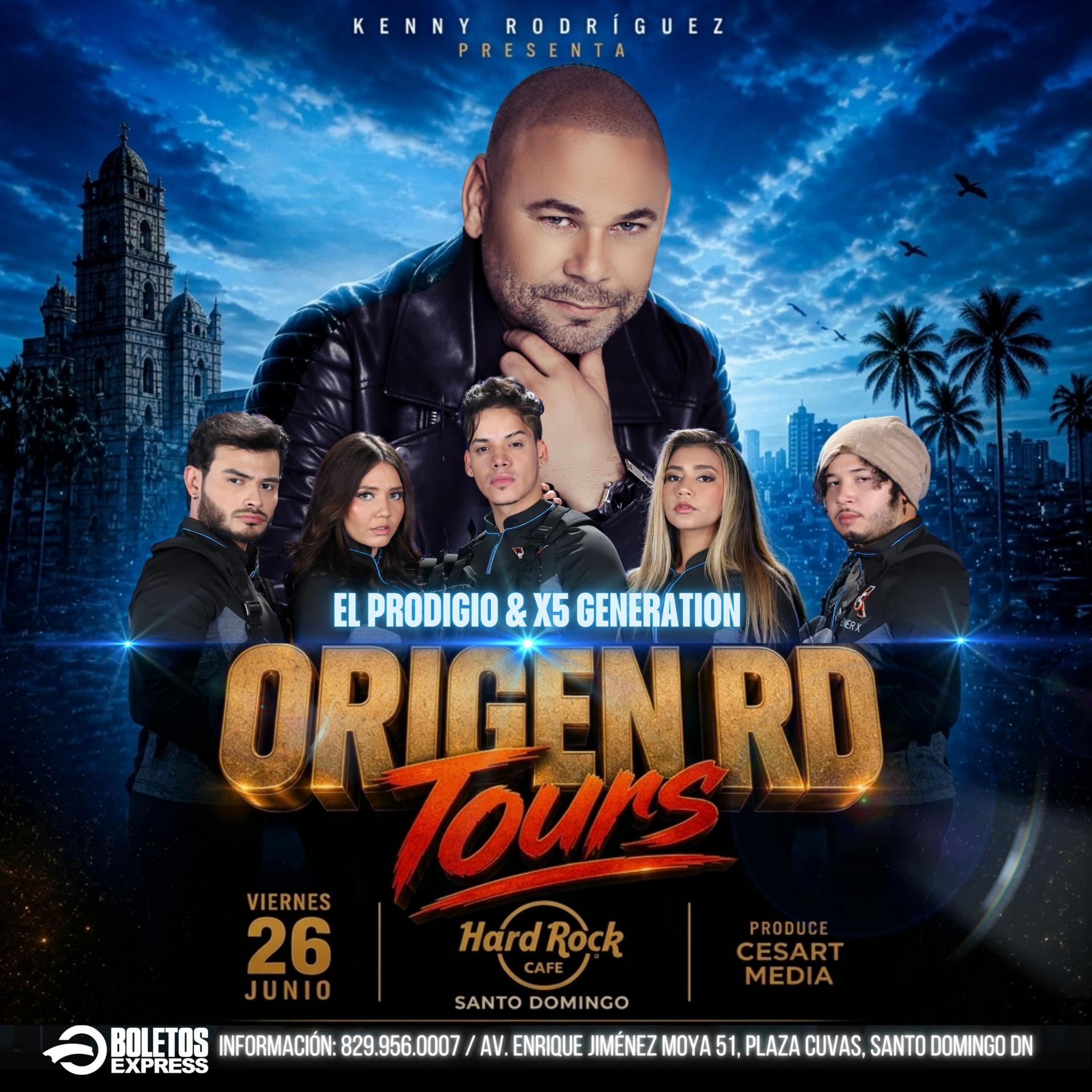 Buy tickets for EL PRODIGIO & X5 GENERATION EL PRODIGIO & X5 GENERATION
