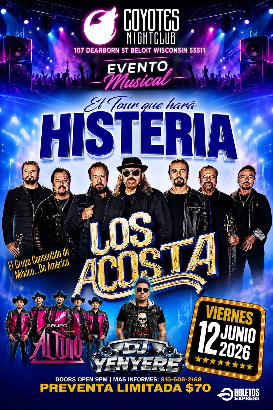 Buy tickets for LOS ACOSTA | GRUPO AL TIRO & LOS TEJADAS LOS ACOSTA | GRUPO AL TIRO & LOS TEJADAS