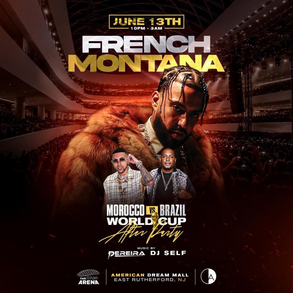 French Montana Live: Morocco vs Brazil World Cup After Party
