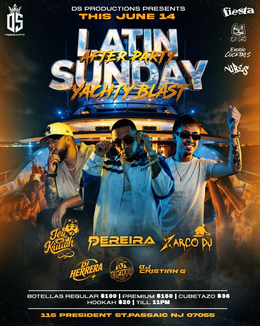 Buy tickets for LATIN SUNDAY - AFTER PARTY YACHTY BLAST LATIN SUNDAY - AFTER PARTY YACHTY BLAST